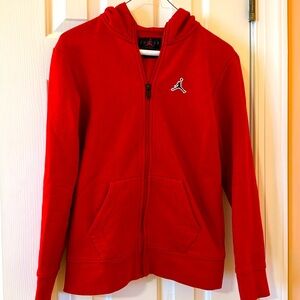 Jordan zip up hoodie